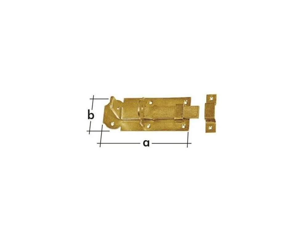 Zástrč zamykací rovná 100x45x5,0mm WZP100 Ihned K Objednání