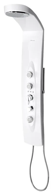 Nová Kolekce Polysan MOLA termostatický sprchový panel 210x1300mm, bílá 80365