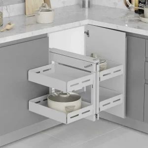 Pouze Dnes CORNER - výsuvný systém STARAX Unique Box bílý 550mm - 800x510x560mm S-3111-UB-W