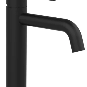 Sapho ICONIC stojánková umyvadlová baterie bez výpusti, černá mat AF002B Must-Have