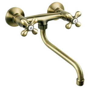 Dřezová nástěnná baterie 150 mm bronz BAI5BR Sezónní Sleva