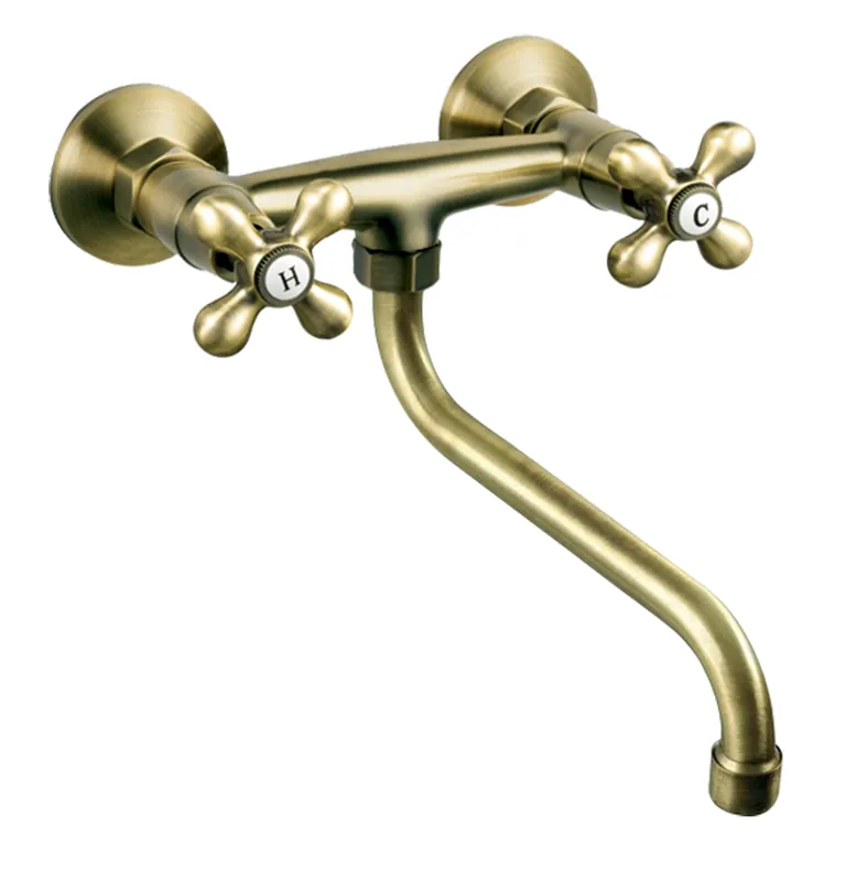 Dřezová nástěnná baterie 150 mm bronz BAI5BR Sezónní Sleva