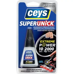Expresní Doručení CEYS Lepidlo vteřinové 5g gel SUPERUNIC EXTREME POWER se štětcem