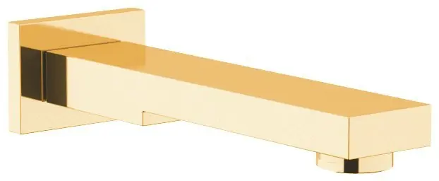 Sapho Nástěnná výtoková hubice, hranatá, 180mm, zlato BO417 Oblíbený