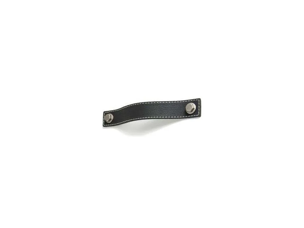 Úchytka SIRO SM8298-188I 160/188/28x23mm imitace kůže černá LS7 AN12 Časově Omezené