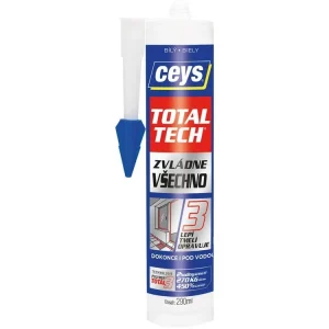 Must-Have CEYS Lepidlo univerzální a tmel 290ml TOTAL TECH BÍLÉ