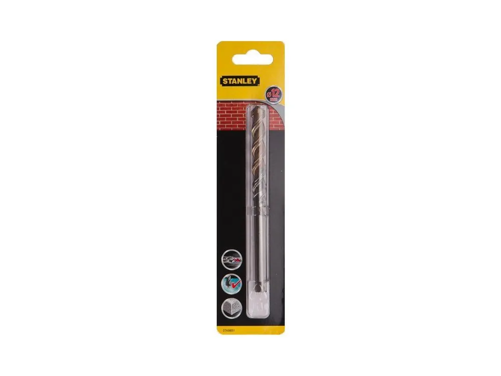 Novinka STANLEY Přesný vrták do zdiva 12 80/150 STA58051
