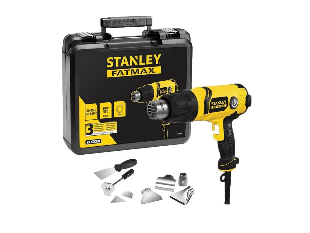 Bezpečná Platba STANLEY FME670K FatMax Horkovzdušná pistole 2000W