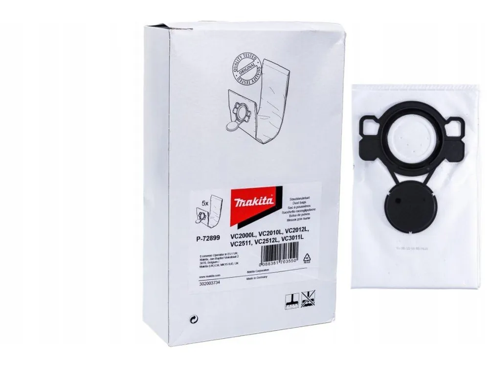 Makita P-72899 5ks vak z netkané textilie, pro VC2010L VC2511 Koupit Online