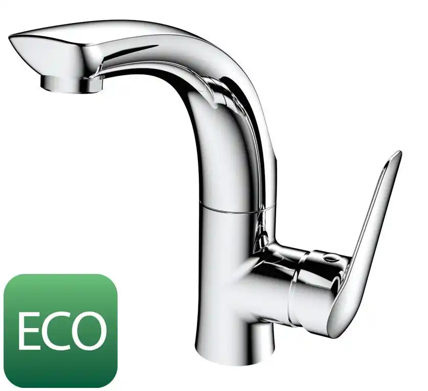 Sapho FLY stojánková umyvadlová baterie s otočnou hubicí, ECO kartuše, chrom DF004-01 Výhodná Nabídka