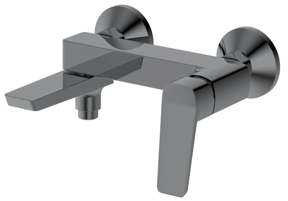 Vysoce Kvalitní Aqualine FLERY nástěnná vanová/sprchová baterie, otočné ramínko, gun metal FY010GM