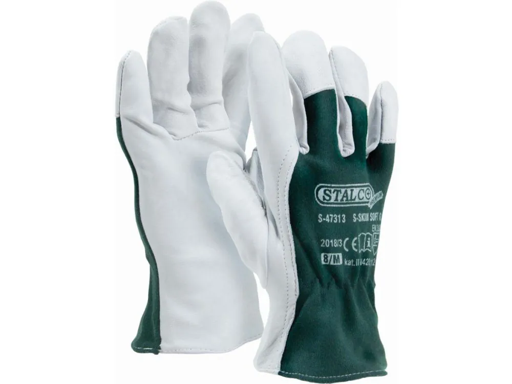 Stalco S-47317 Rukavice kozí kůže "S-SKIN SOFT G" 10 Tovární Cena
