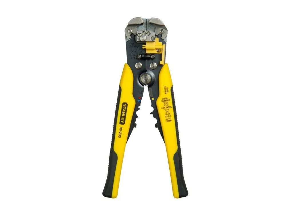 Akce STANLEY FatMax, FMHT0-96230, krimpovací kleště a kleště na odstranění izolace , 0.2 do 6 mm²