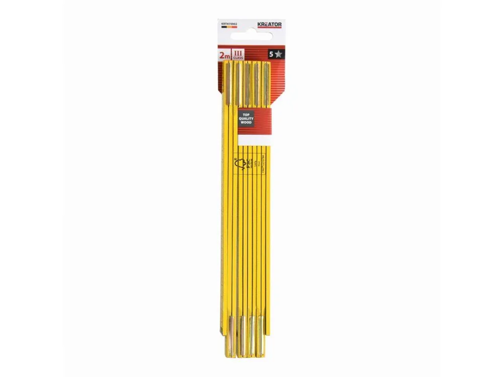 KRTH70002 - Skládací metr 2m dřevěný - HIGH QUALITY Akční Nabídka