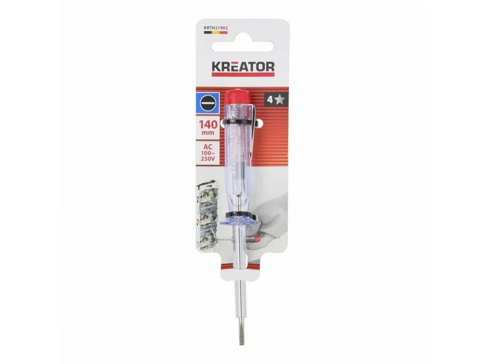 KRTH21902 - Zkoušečka napětí VOLT TESTER 100-250V 140mm Poslední Šance
