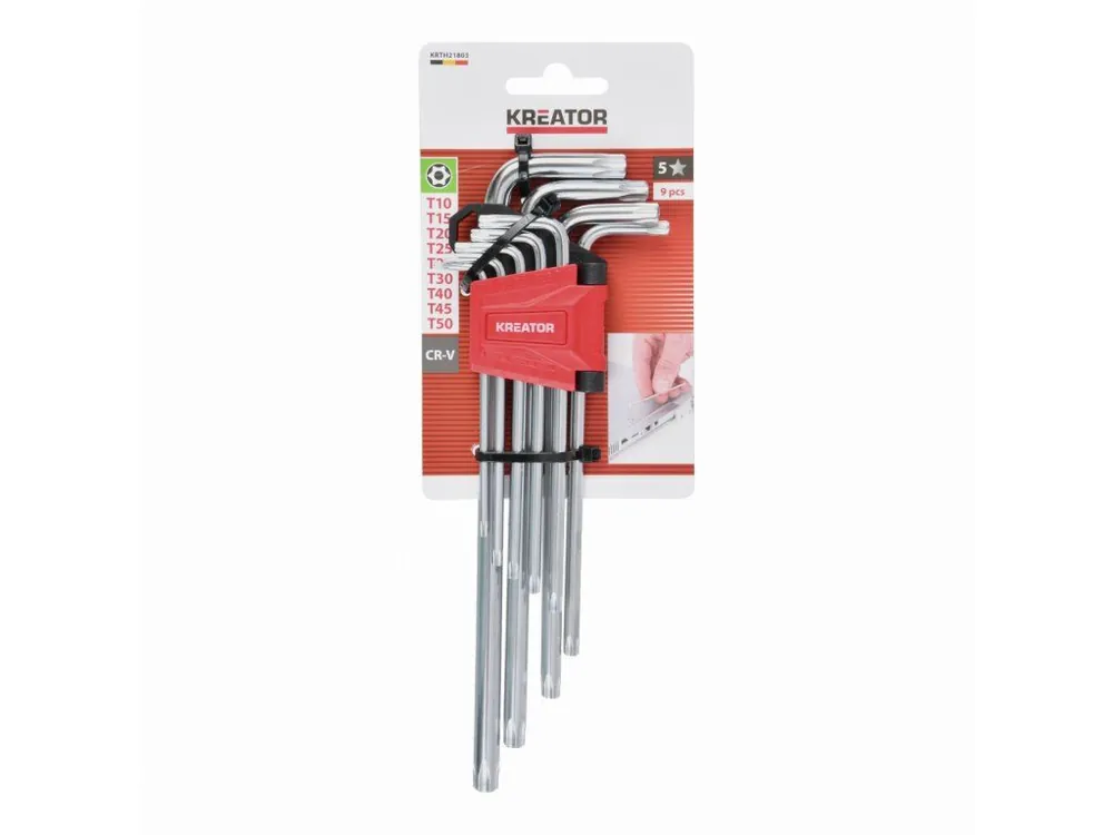 Expresní Doručení KRTH21803 - Imbusové klíče HEX dlouhé 9ks TORX