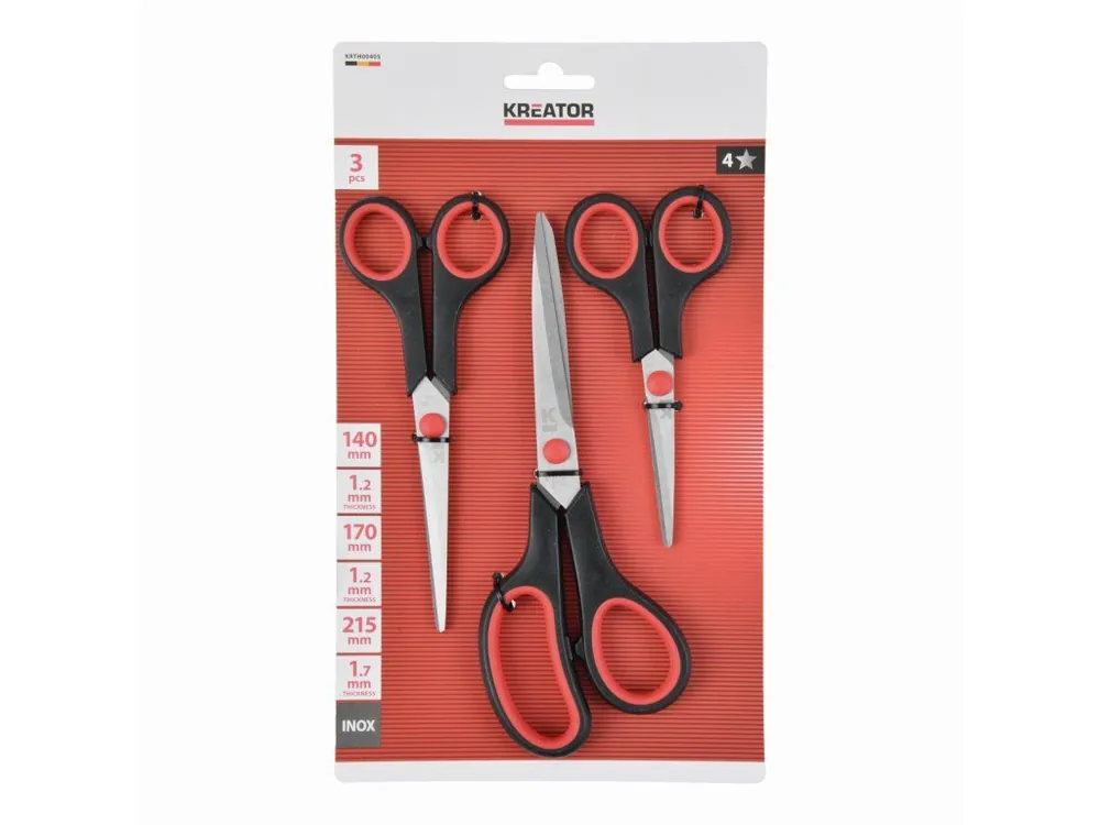 KRTH00405 - Nůžky SET 3 ks Horká Nabídka