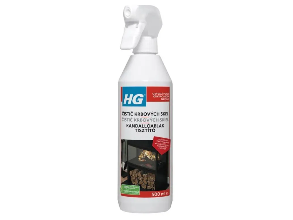 Originální HG čistič krbových skel 500 ml