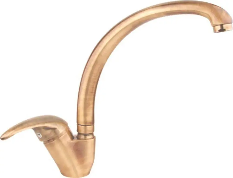 Výprodej Sapho SALY stojánková dřezová baterie, bronz SA516