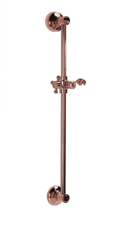 Sapho ANTEA sprchová tyč, posuvný držák, kulatá, 670mm, růžové zlato SAL0037 Speciální Cena