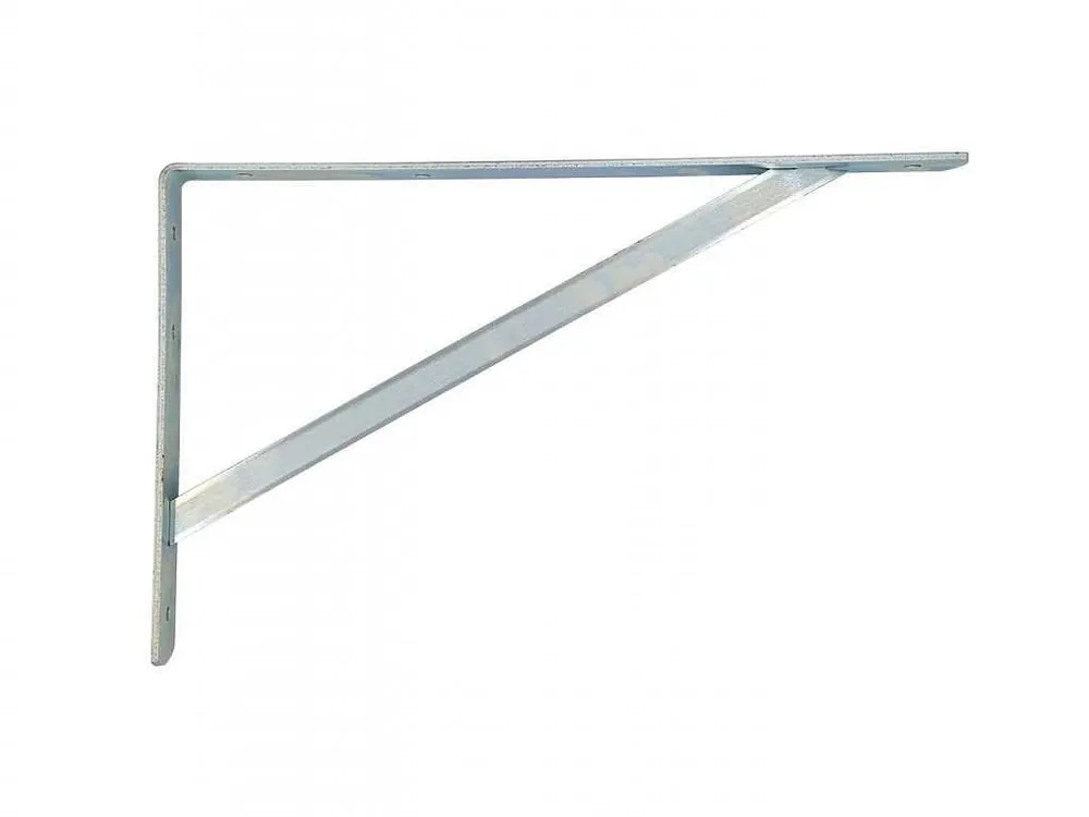 Cenová Bomba Konzola policová bílý zinek 400x255x30mm (100kg/pár)