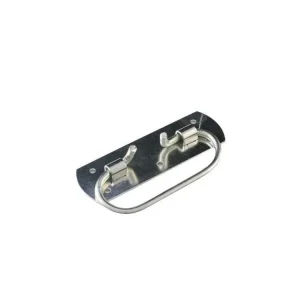 15525 kufrová  rukojeť bílý Zn-základna 112x35mm Vysoce Kvalitní