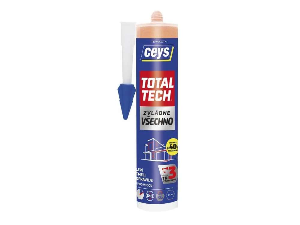 CEYS TOTAL TECH Lepidlo univerzální a tmel 290ml terakota Akční Cena