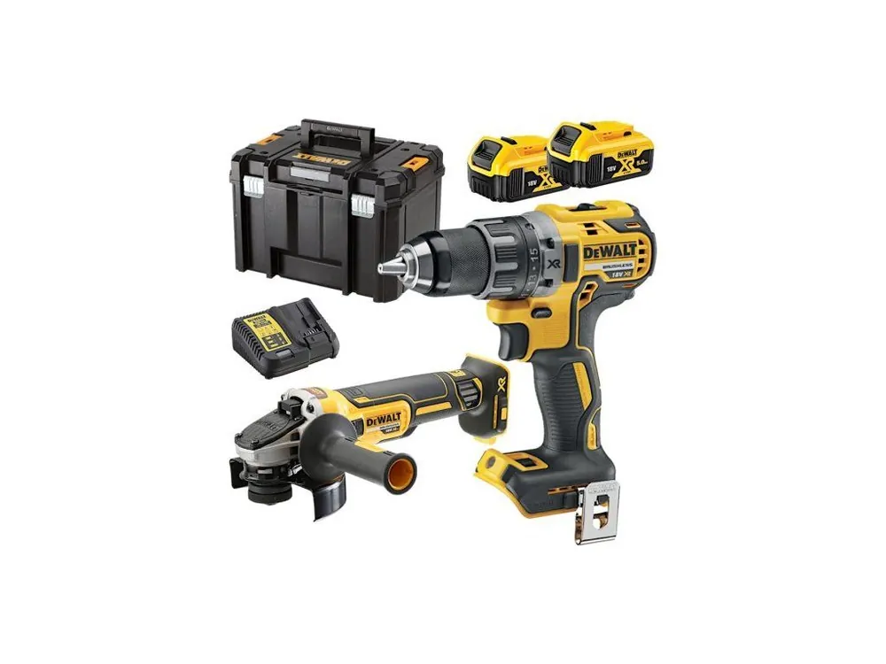 Značkový DeWalt DCK2020P2T AKU sada bezuhlíkového nářadí 18 V