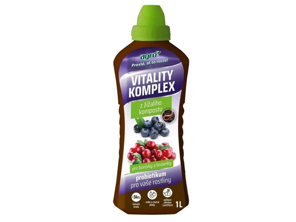 AGRO Vitality Komplex borůvka, brusinka, probiotikum 1l Ihned K Objednání