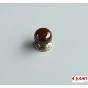 Cenová Bomba Knopek SULTAN porcelánový mini hnědý+Ms 066214