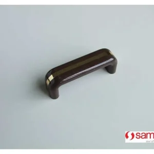 Bezpečná Platba SAROS 64mm plast hnědá+Ms 060553