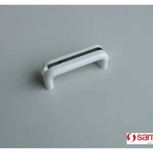 Značkový SAROS 64mm plast bílá+Ni 060514