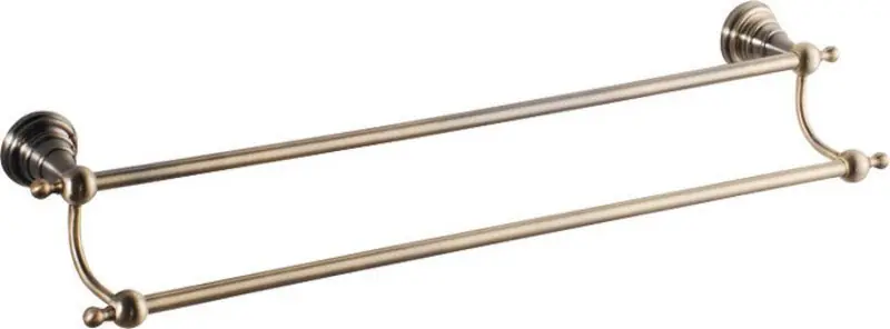 Sapho DIAMOND dvojitý držák ručníků 600x130mm, bronz 1318-11 Nejlepší Cena