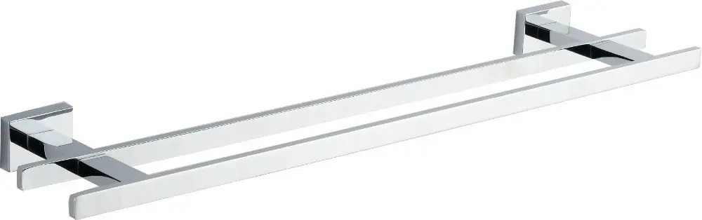 Aqualine APOLLO dvojitý držák ručníků 550x157mm, chrom 1416-11 Bezpečná Platba