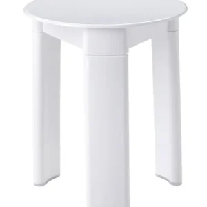 Finální Výprodej Gedy TRIO koupelnová stolička, průměr 33x40cm, bílá 2072