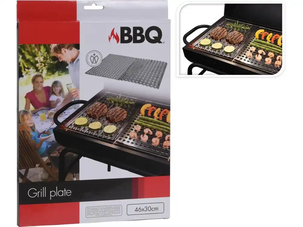 Nová Kolekce Podložka BBQ 30x23cm sada 4díl. nerez