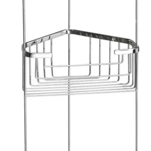 Přímo Od Výrobce Gedy SMART třípatrová rohová police 200x590x150 mm, chrom 2484