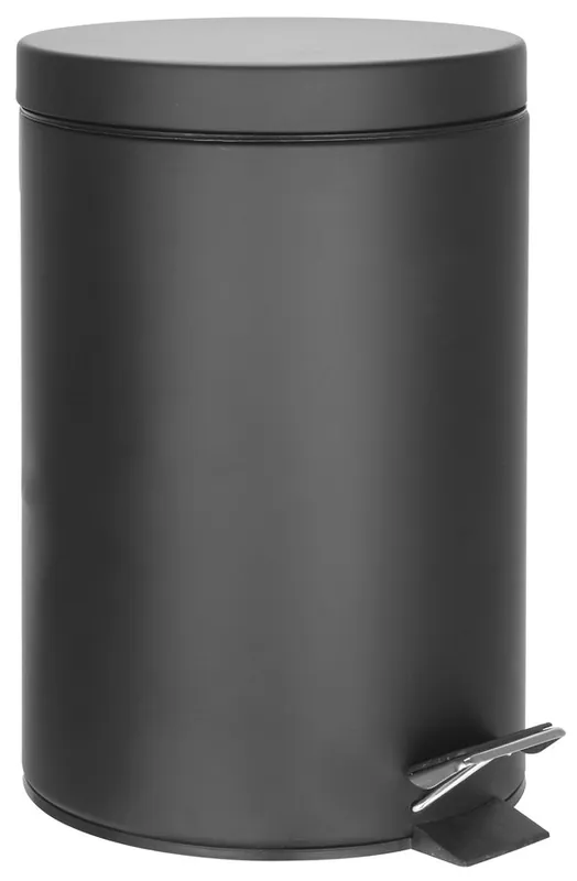 Aqualine SIMPLE LINE odpadkový koš kulatý 3l, černá mat 26103 Aktuální