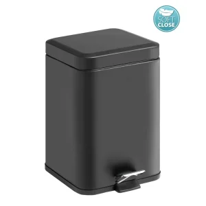 Gedy ARGENTA odpadkový koš 5l, Soft Close, černá mat 230914 Nejlepší Volba