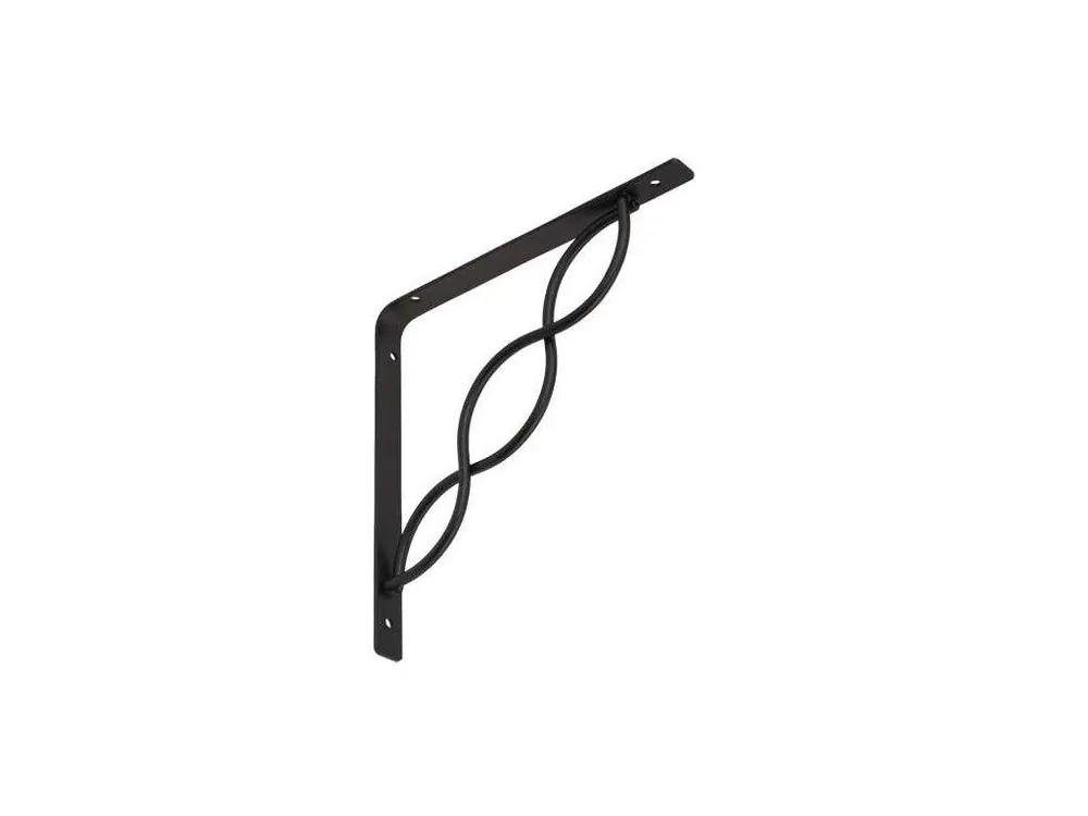 Konzole se splétanou vzpěrou WPRP 200x200mm černá 5237 Omezená Nabídka