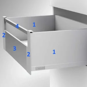 Flowbox IN-čelo přední ANTHRACIT H144-1200mm/16mm Omezená Nabídka