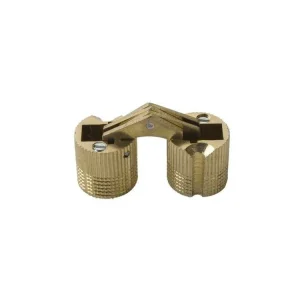 Závěs navrtávací na skládací dvířka mosaz d16x33mm 1050614 Zlevněný