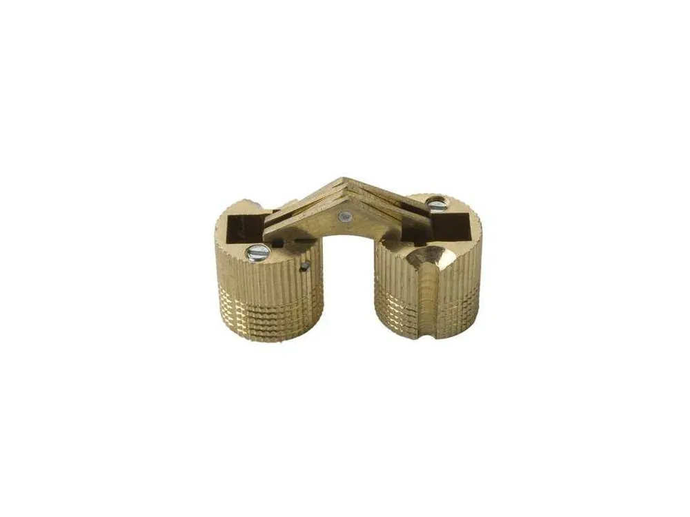 Závěs navrtávací na skládací dvířka mosaz d16x33mm 1050614 Zlevněný