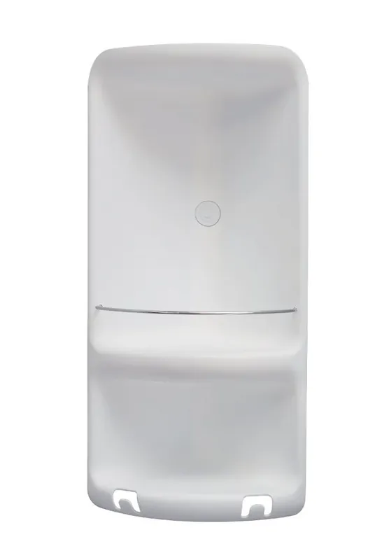 Gedy CAESAR dvoupatrová rohová polička do sprchy 226x473x160 mm, ABS plast, bílá 7080 Tovární Cena
