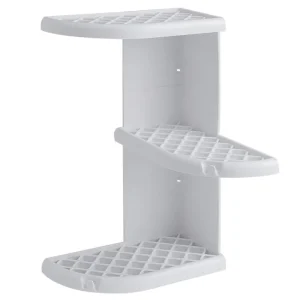 Aktuální Gedy OSCAR rohová polička do sprchy 230x375x230 mm, ABS plast, bílá 8579