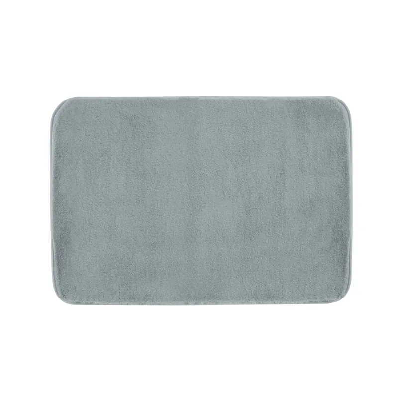 Akční Cena Gedy FUZZY koupelnová předložka, 60x100cm, 100% polyester, protiskluz, šedá 96FY100608