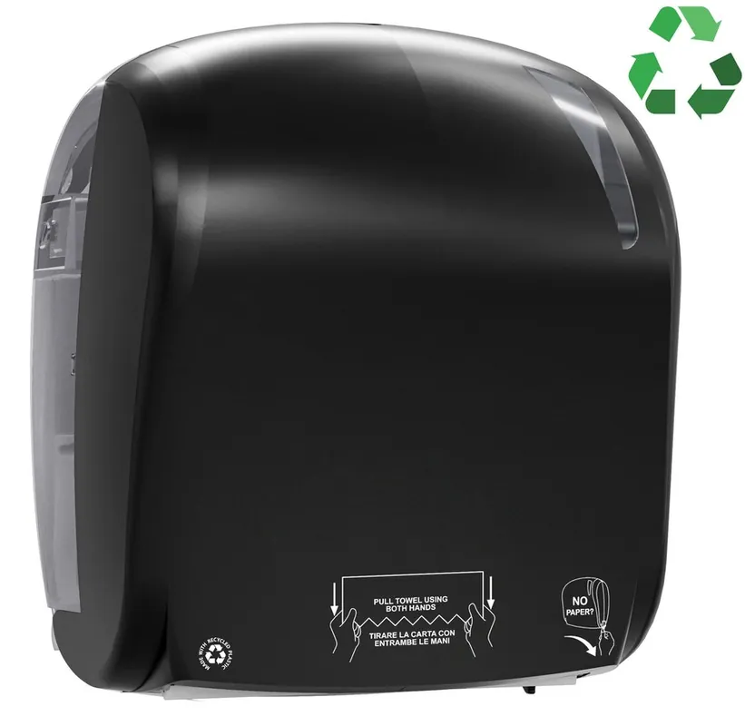 Vrácení Zdarma MARPLAST SKIN zásobník na papírové ručníky v roli, Autocut, 33x37,1x22,1cm, ABS, černá mat A88423BM