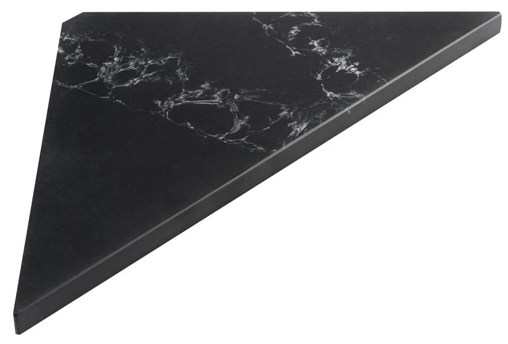 Sapho ABELINE rohová police rockstone 200x200mm, black attica AE200-0598 Bezpečná Platba