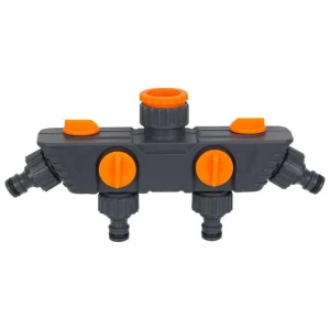 Adaptér na kohoutek-rozdělovač 4cestný 1/2" + 3/4" + 1" Novinka