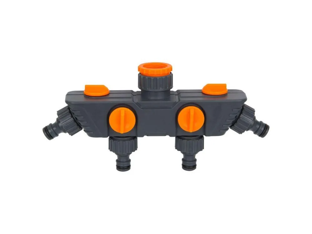 Adaptér na kohoutek-rozdělovač 4cestný 1/2" + 3/4" + 1" Novinka